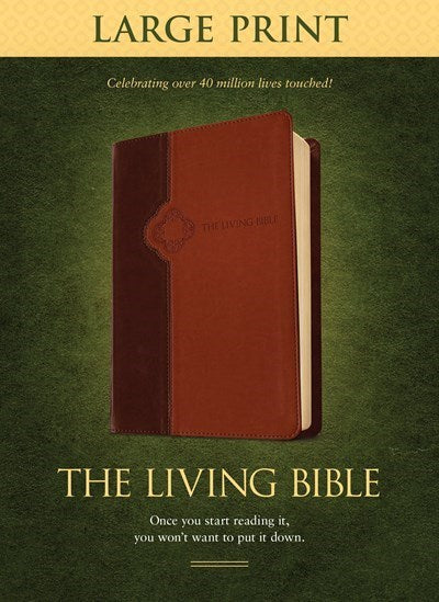 Seed of Abraham Christian Bookstore - (In)Courage - TLB The Living Bible/Large Print-Brown/Tan TuTone