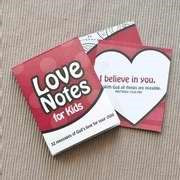 Note Card-Love Notes For Kids: 32 Messages of God&