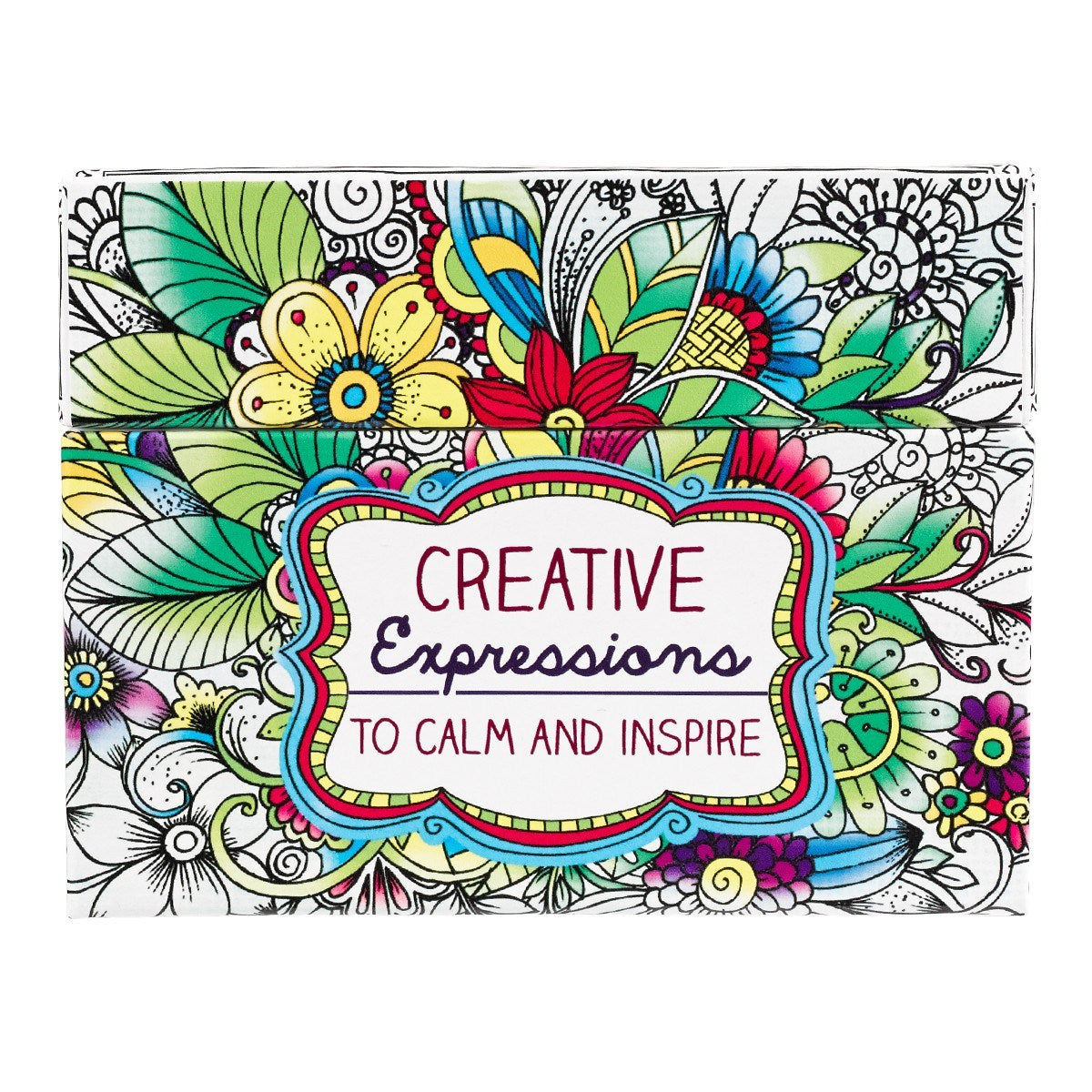 Creative Expressions Adult Coloring Cards (Box Of 44)