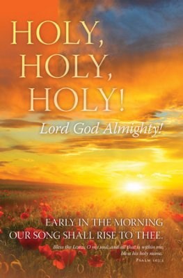 Bulletin-Holy  Holy  Holy  (Psalm 103:1  KJV) (Pack Of 100)