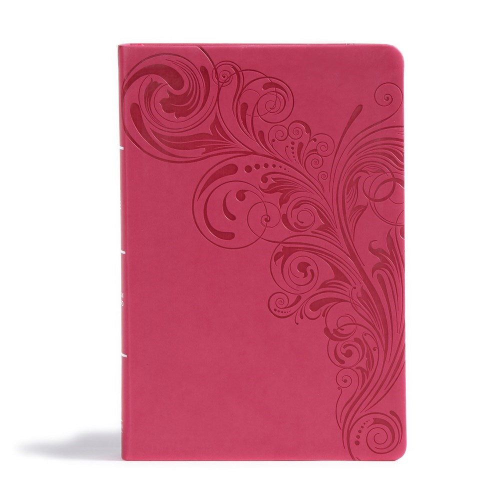 Seed of Abraham Christian Bookstore - (In)Courage - CSB Giant Print Reference Bible-Pink LeatherTouch