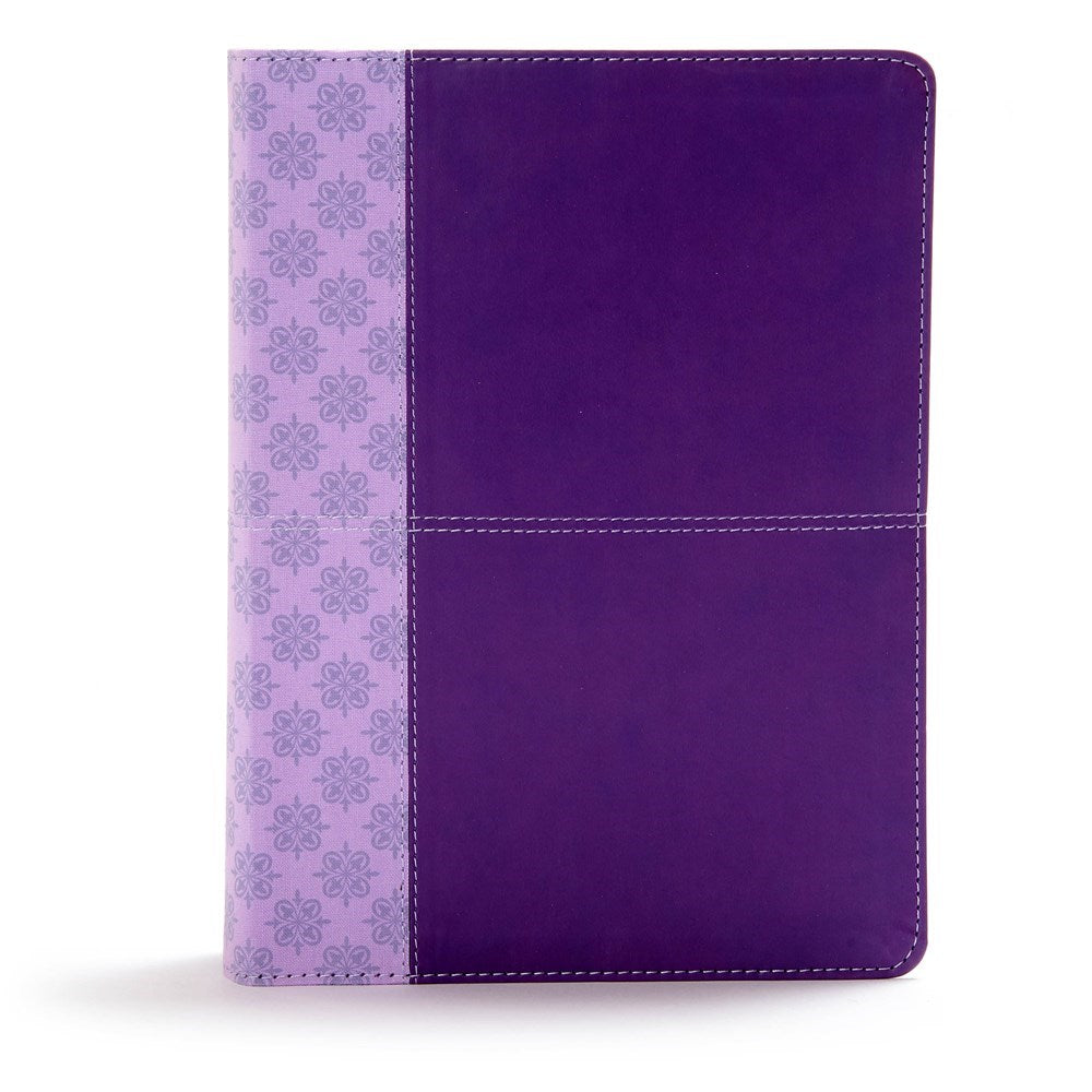 Seed of Abraham Christian Bookstore - (In)Courage - CSB Study Bible-Purple LeatherTouch