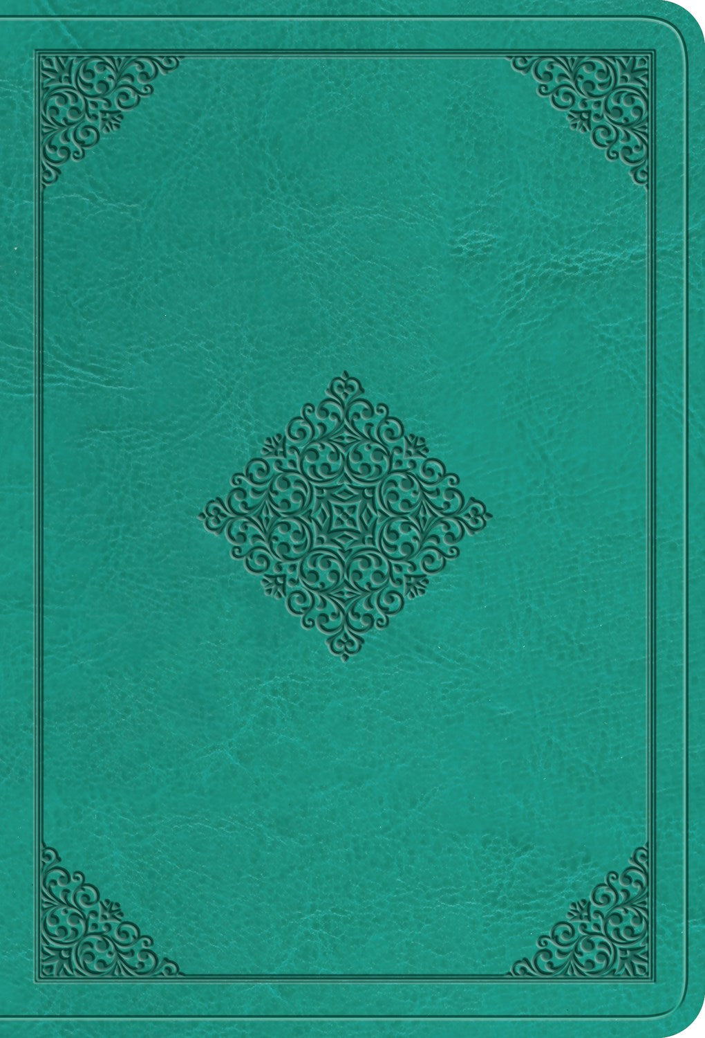 Seed of Abraham Christian Bookstore - (In)Courage - ESV Value Large Print Compact Bible-Teal Ornament Design TruTone