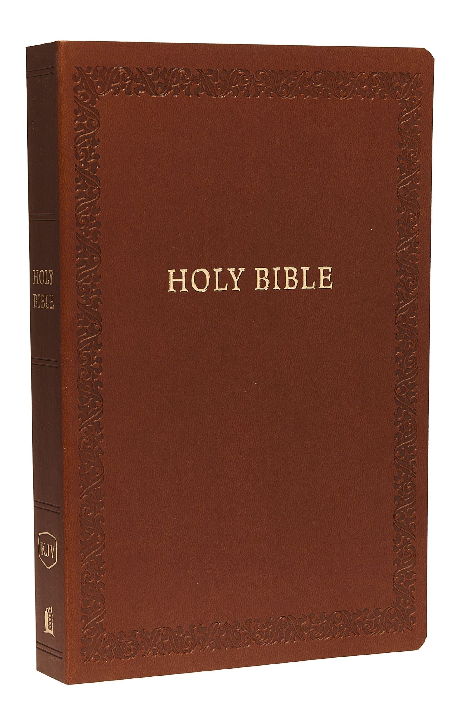 Seed of Abraham Christian Bookstore - (In)Courage - KJV Holy Bible Soft Touch Edition (Comfort Print)-Brown Leathersoft