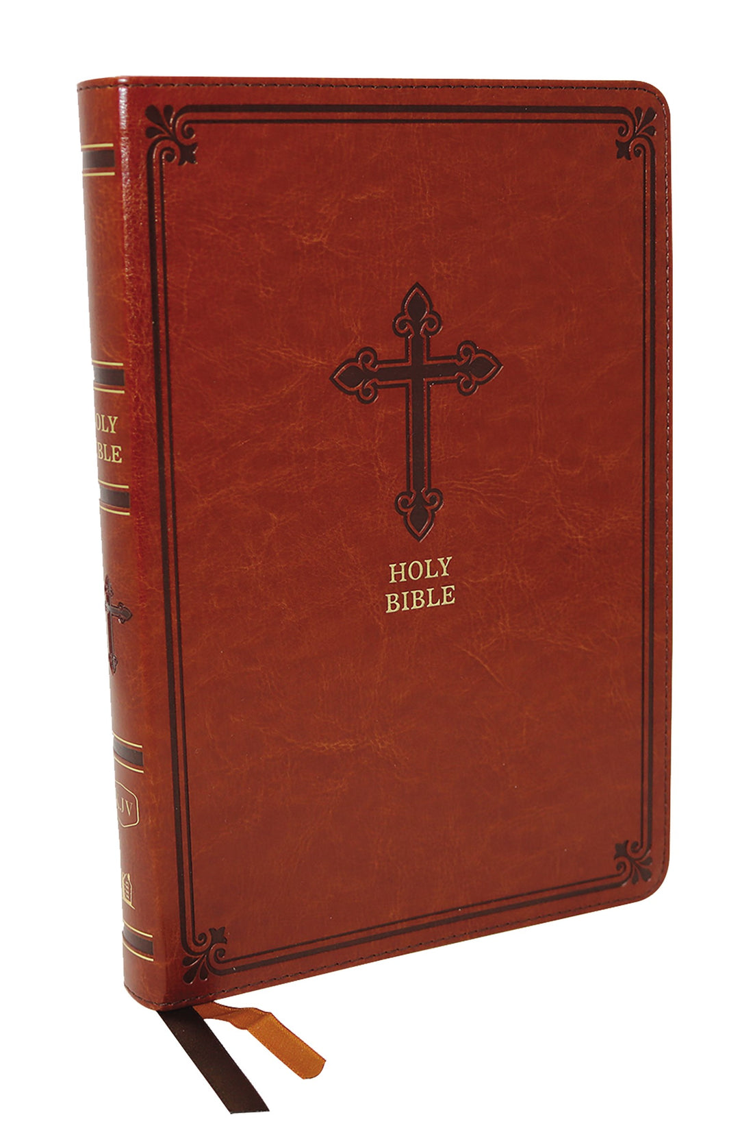 Seed of Abraham Christian Bookstore - KJV Thinline Bible (Comfort Print)-Chestnut Leathersoft