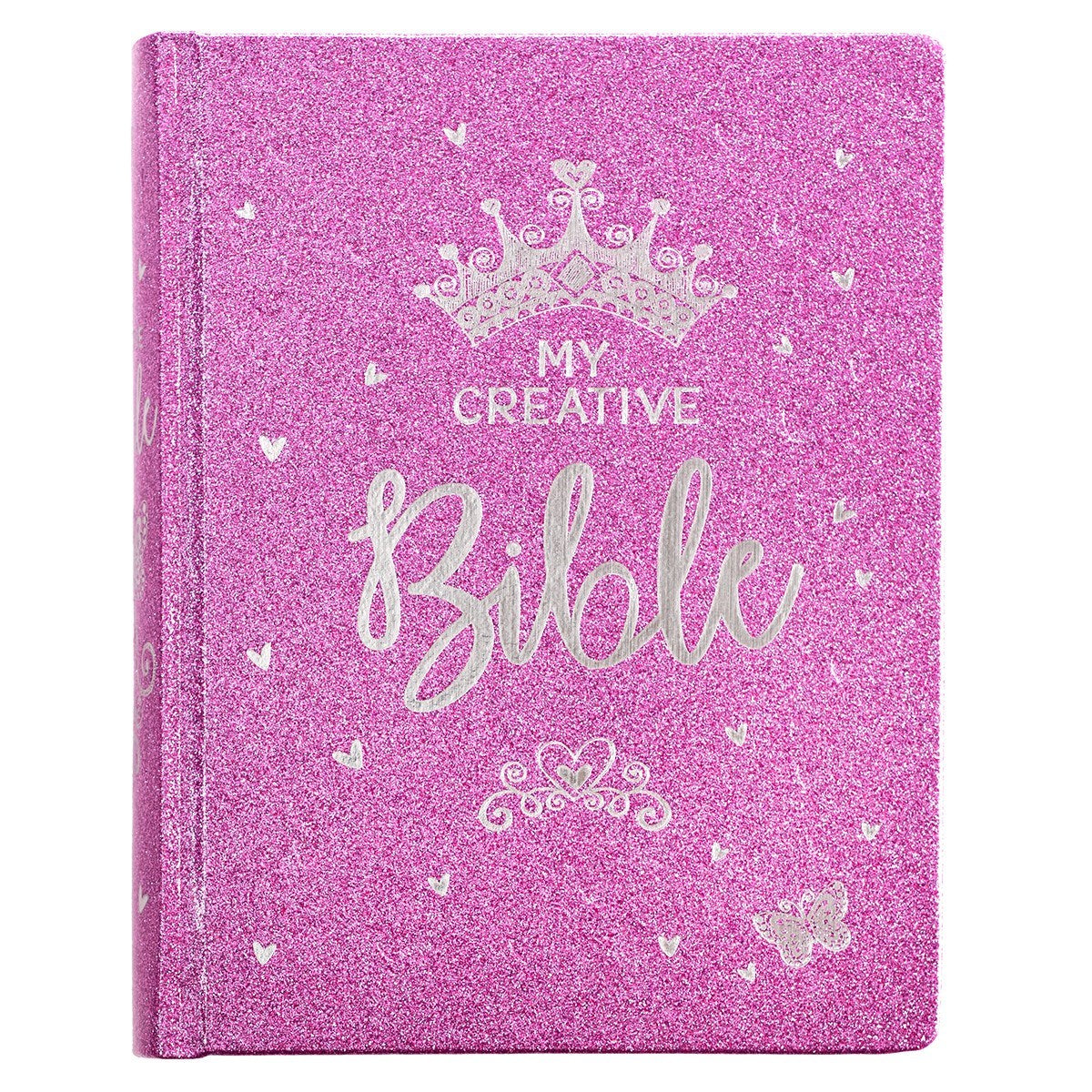 Seed of Abraham Christian Bookstore - (In)Courage - ESV My Creative Bible For Girls-Purple Glitter Cloth Hardcover