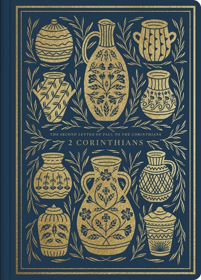 Seed of Abraham Christian Bookstore - (In)Courage - ESV Illuminated Scripture Journal: 2 Corinthians-Blue Softcover