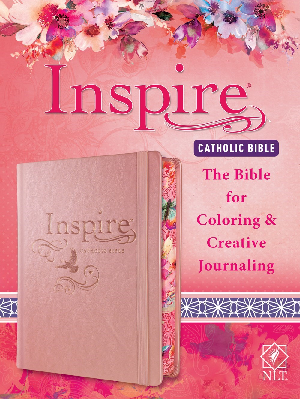 Seed of Abraham Christian Bookstore - (In)Courage - NLT Inspire Catholic Bible-Pink Hardcover