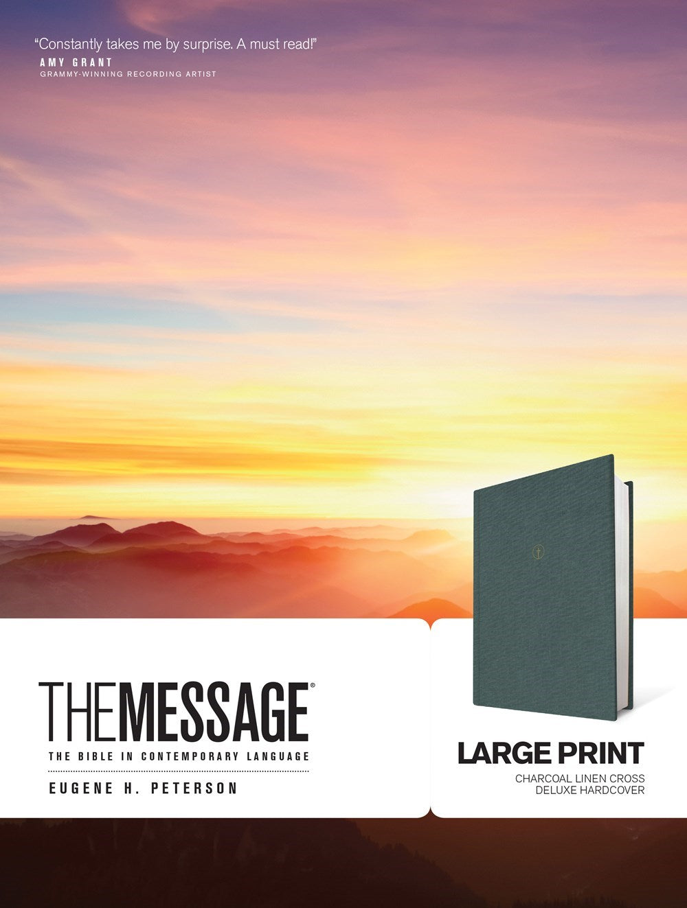 Seed of Abraham Christian Bookstore - (In)Courage - The Message/Large Print Bible-Charcoal Hardcover