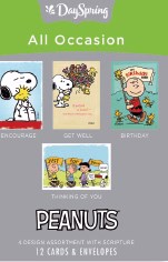 Seed of Abraham Christian Bookstore - (In)Courage - Card-Boxed-All Occasion-Peanuts (Box Of 12)