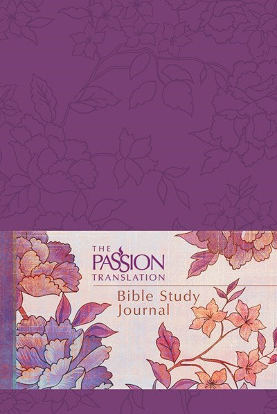 Seed of Abraham Christian Bookstore - (In)Courage - The Passion Translation Bible Study Journal-Peony Design Faux Leather