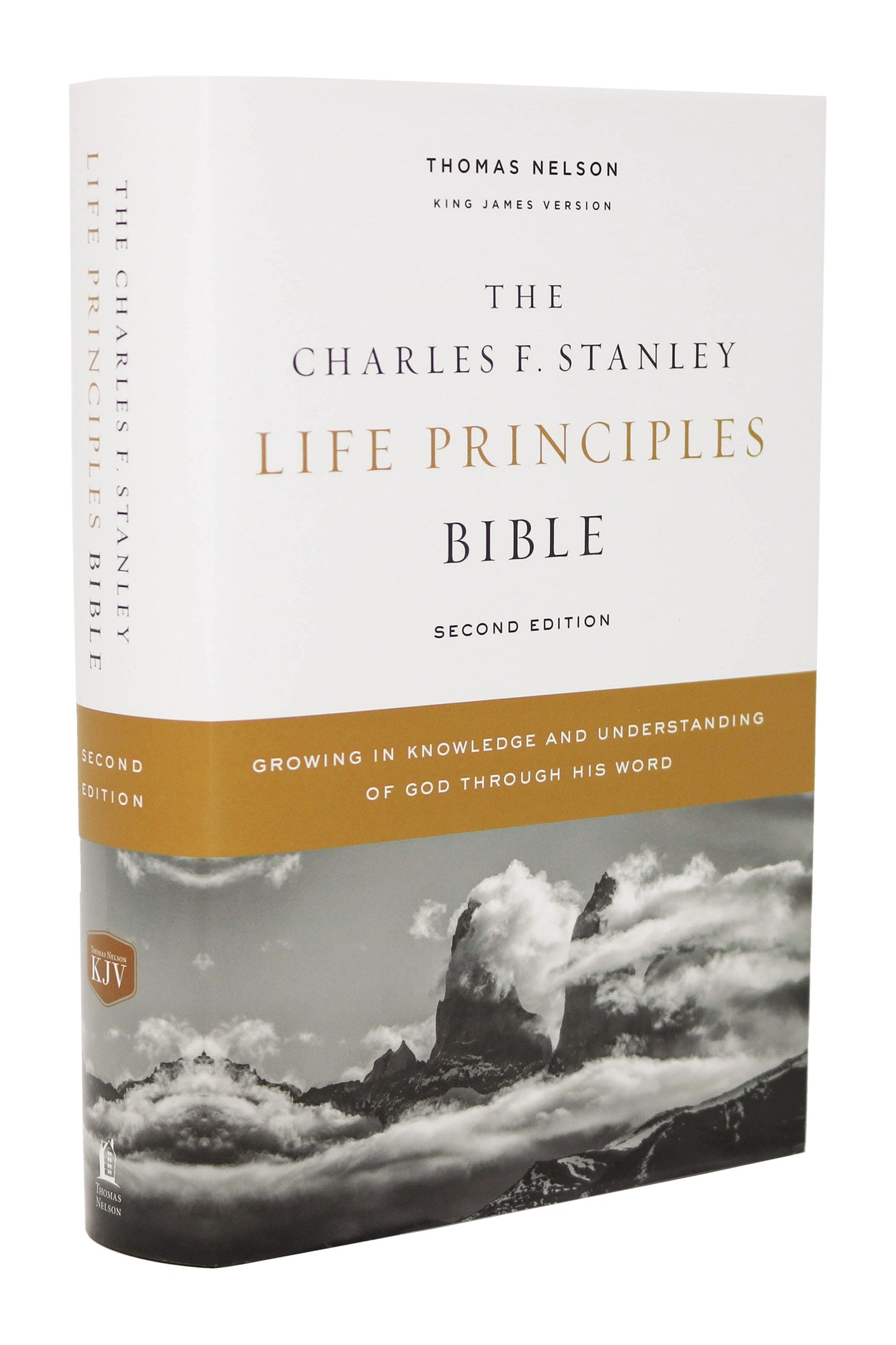 Seed of Abraham Christian Bookstore - (In)Courage - KJV Charles F. Stanley Life Principles Bible (2nd Edition) (Comfort Print)-Hardcover