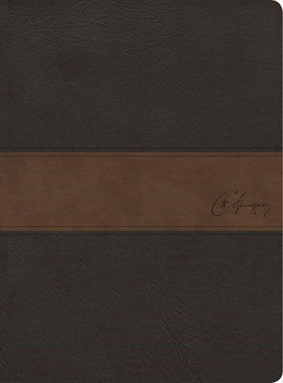 Seed of Abraham Christian Bookstore - (In)Courage - Span-RVR 1960 Spurgeon Study Bible (Biblia de Estudio Spurgeon)-Black/Brown Imitation Leather