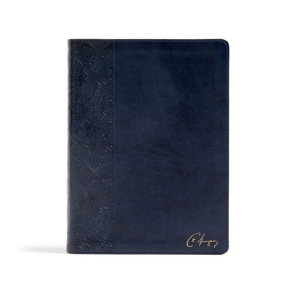 Seed of Abraham Christian Bookstore - (In)Courage - CSB Spurgeon Study Bible-Navy LeatherTouch