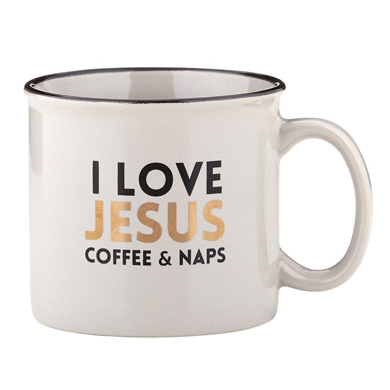 Mug-Campfire-I Love Jesus (13 Oz)