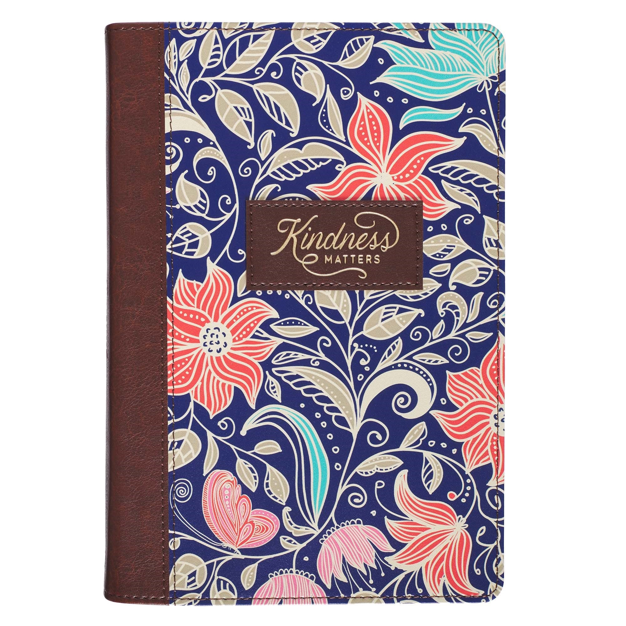 Journal-Classic LuxLeather-Kindness Matters-Floral