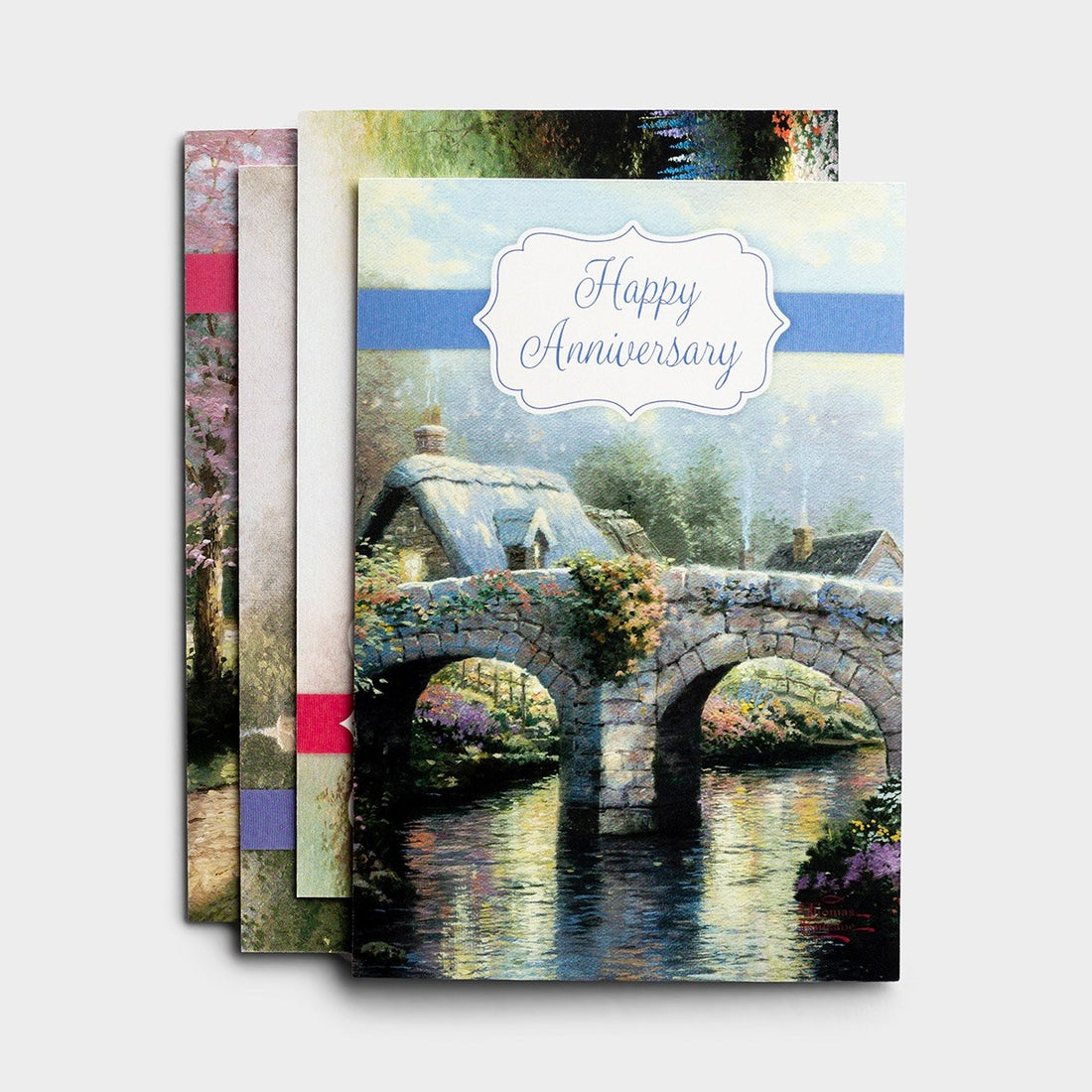 Seed of Abraham Christian Bookstore - (In)Courage - Card-Boxed-Anniversary-Thomas Kinkade (Box Of 12)