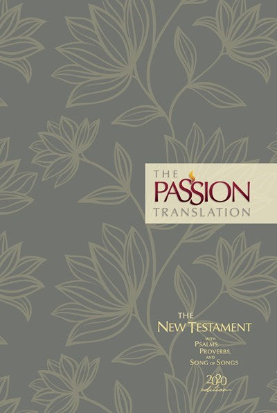 Seed of Abraham Christian Bookstore - (In)Courage - The Passion Translation New Testament w/Psalms  Proverbs &amp; Song Of Songs (2020 Edition)-Floral Hardcover