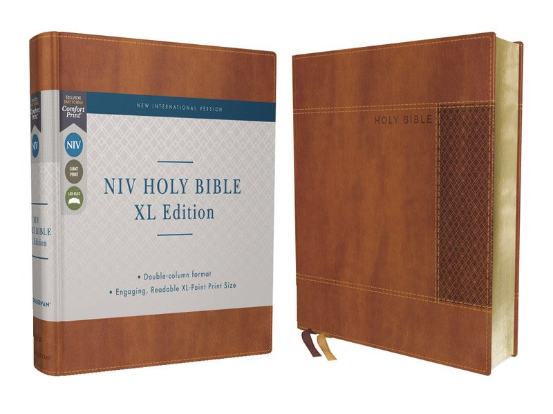 Seed of Abraham Christian Bookstore - (In)Courage - NIV Holy Bible  XL Edition (Comfort Print)-Brown Leathersoft