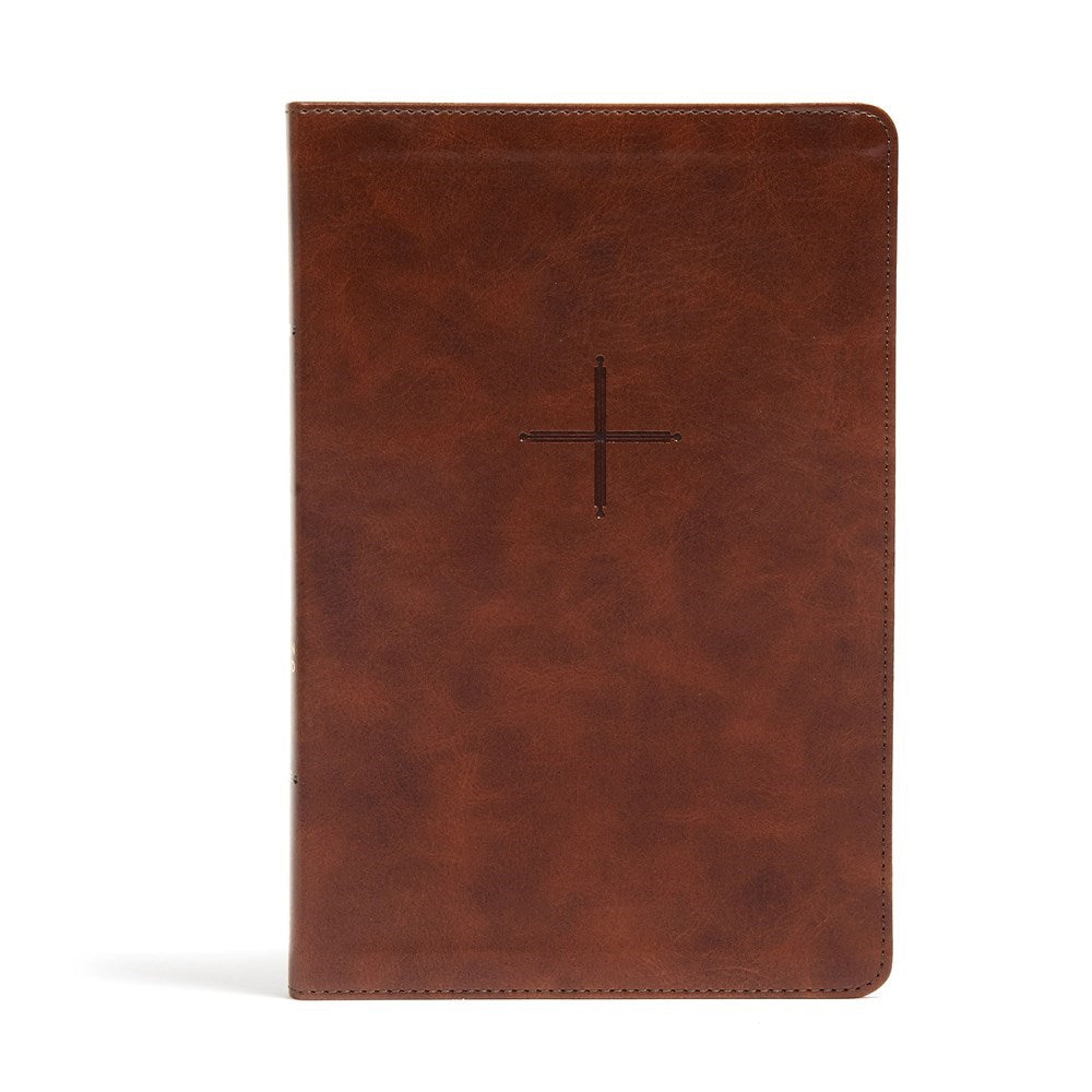 Seed of Abraham Christian Bookstore - (In)Courage - CSB Every Day With Jesus Daily Bible-Brown LeatherTouch