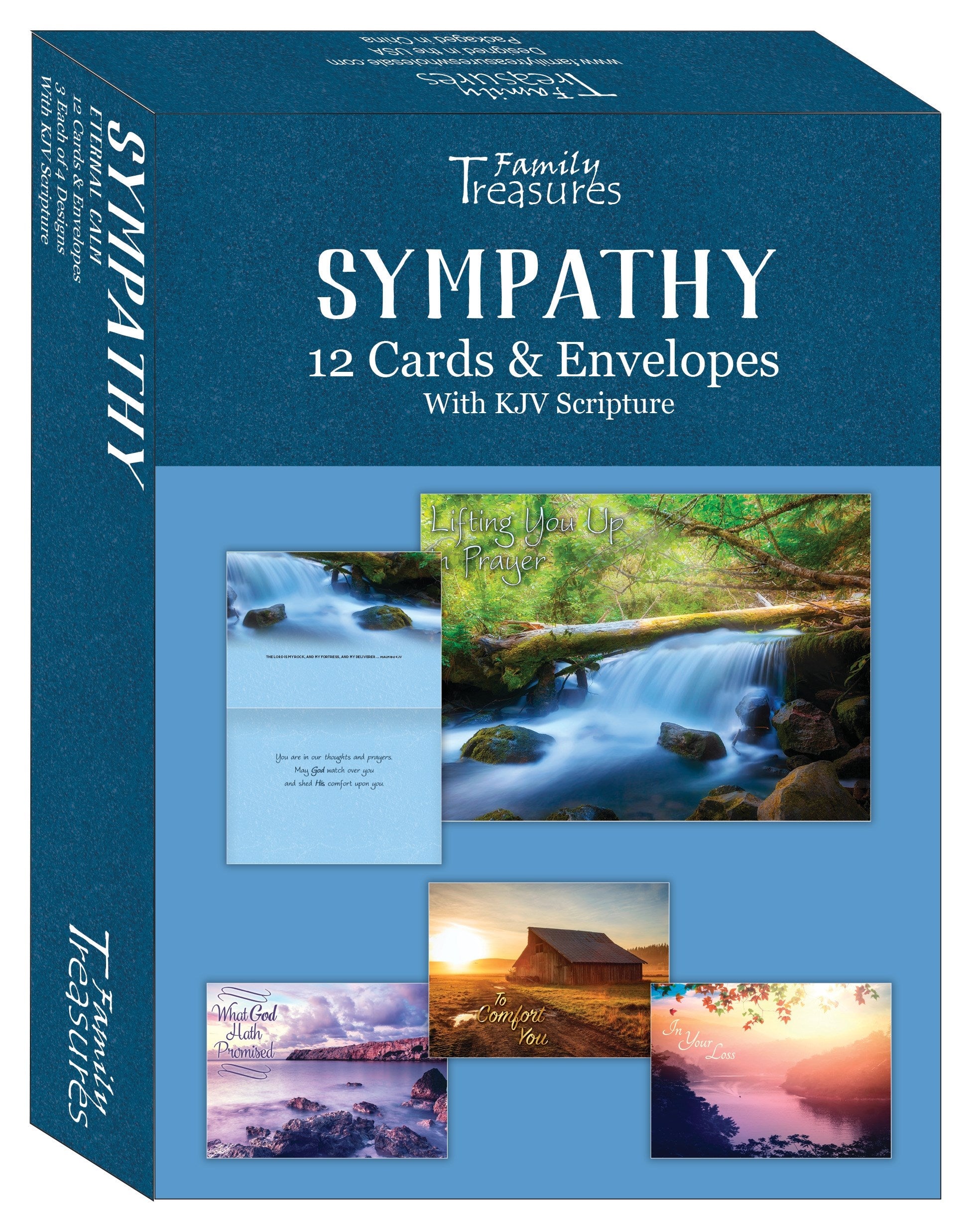 Seed of Abraham Christian Bookstore - (In)Courage - Card-Boxed-Sympathy-Eternal Calm (Box Of 12)