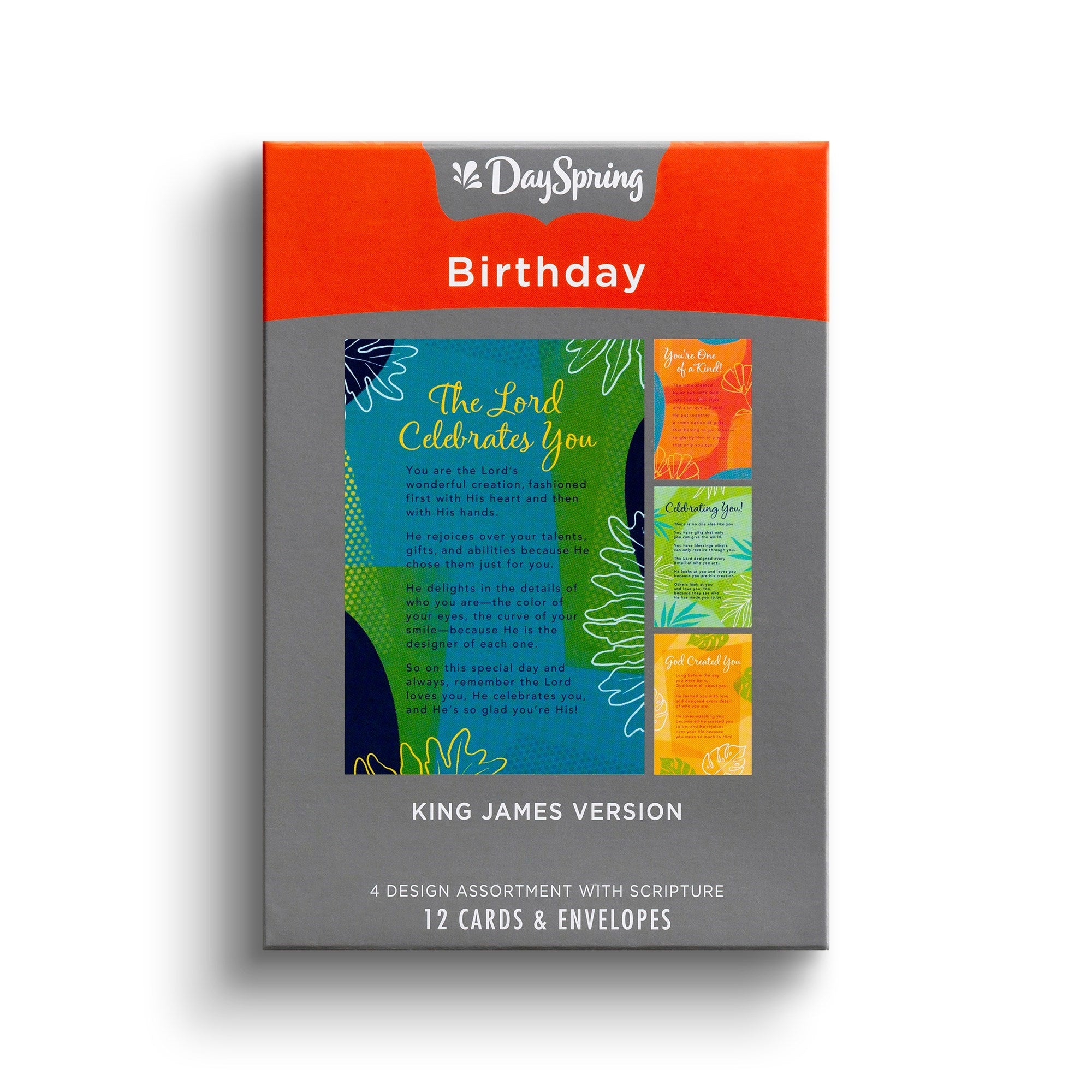 Seed of Abraham Christian Bookstore - (In)Courage - Card-Boxed-Birthday-Geometric (Box Of 12)