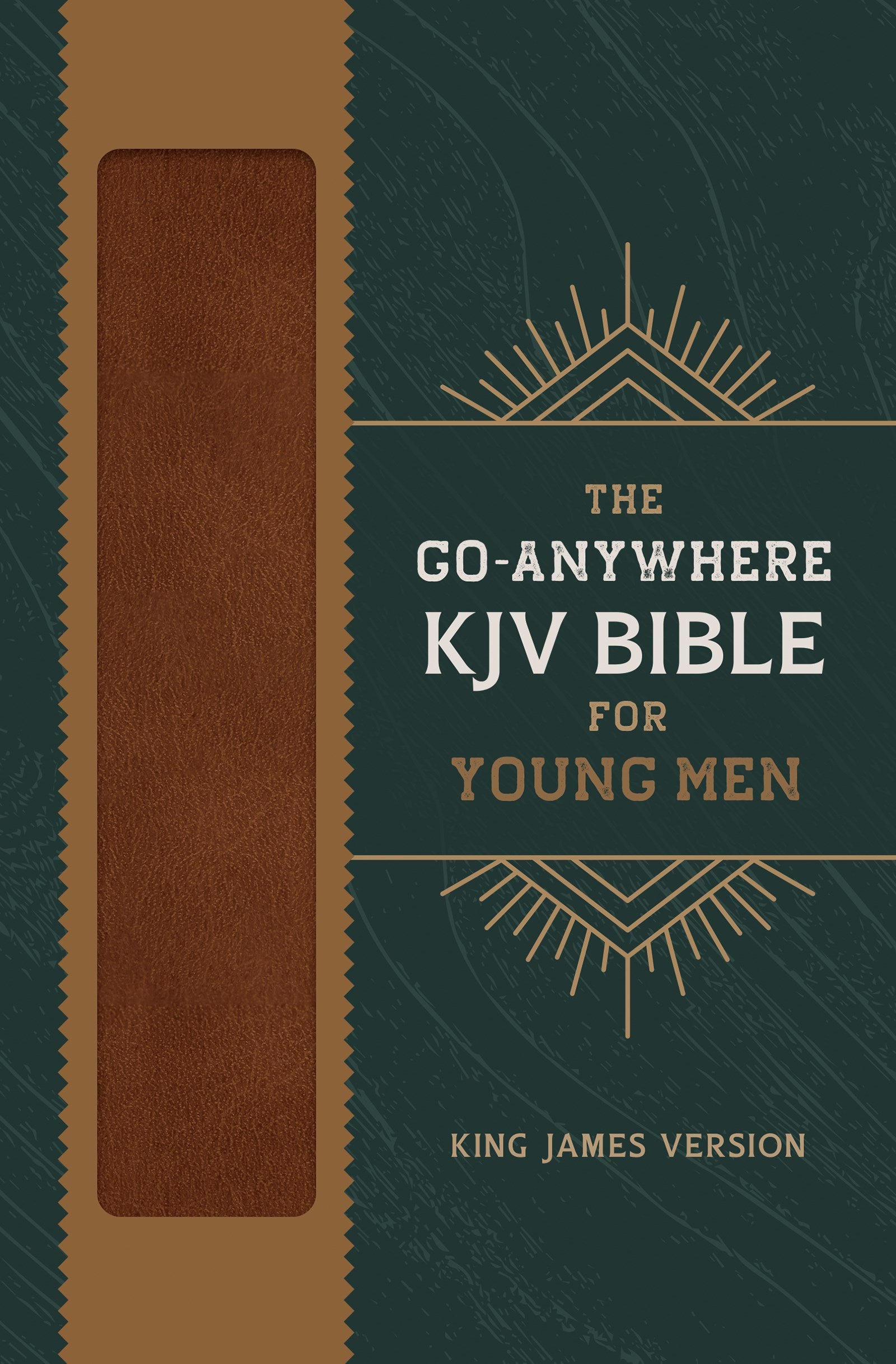 Seed of Abraham Christian Bookstore - (In)Courage - KJV The Go-Anywhere Bible For Young Men-Woodgrain Chestnut DiCarta