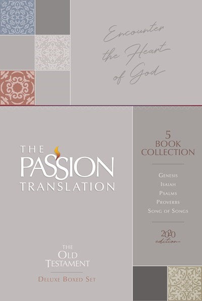 Seed of Abraham Christian Bookstore - (In)Courage - The Passion Translation Old Testament 5 Book Collection (2020 Edition)-Softcover