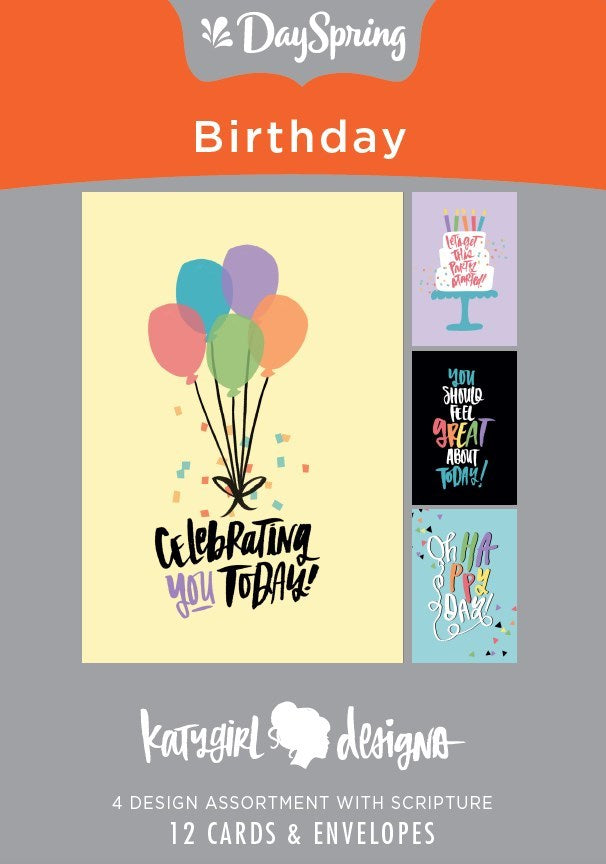 Seed of Abraham Christian Bookstore - (In)Courage - Card-Boxed-Birthday-Katy Girl Designs (Box Of 12)