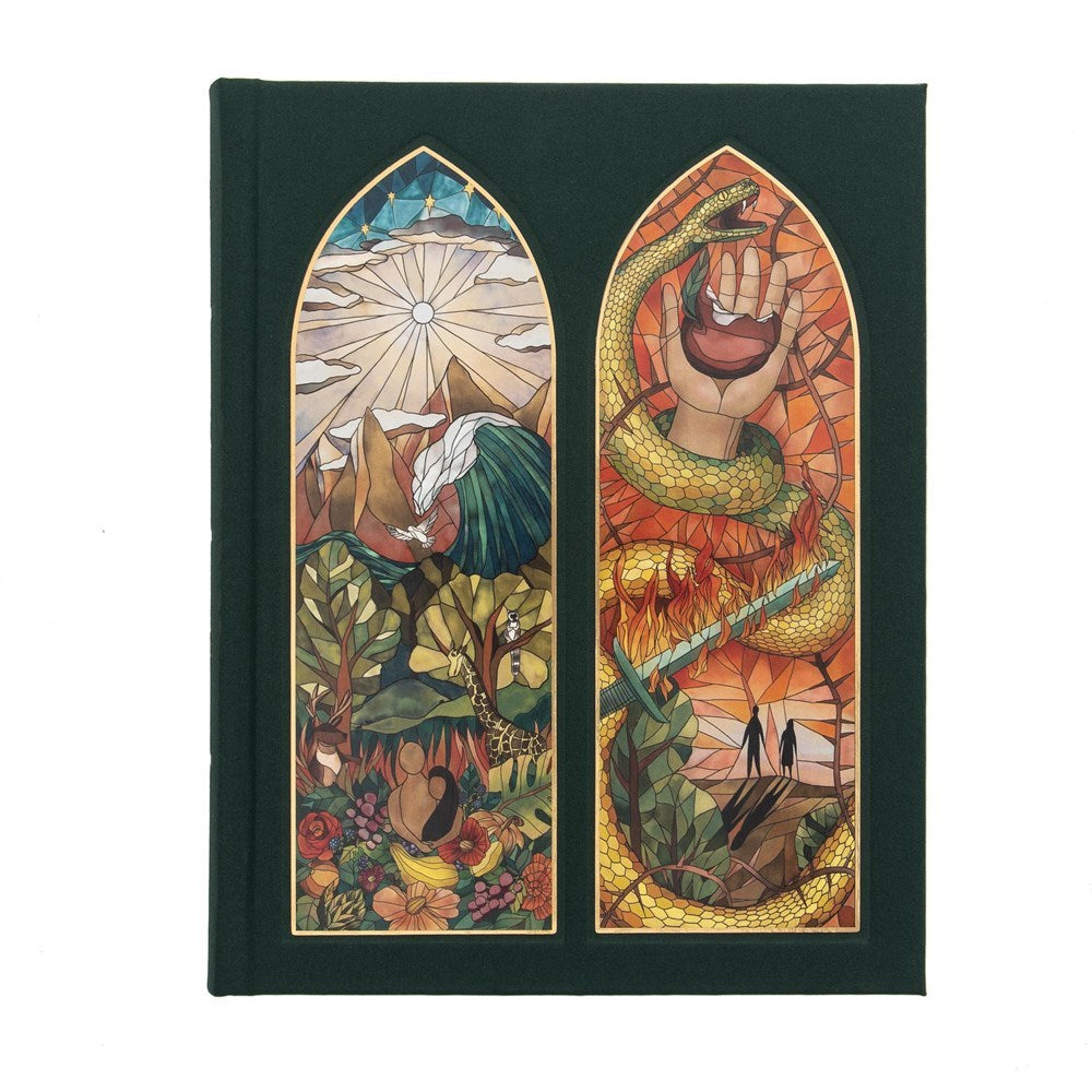 Seed of Abraham Christian Bookstore - (In)Courage - CSB Notetaking Bible  Stained Glass Edition-Emerald Cloth-Over-Board