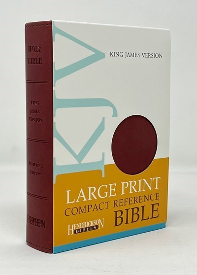 Seed of Abraham Christian Bookstore - (In)Courage - KJV Large Print Compact Reference Bible-Burgundy Bonded Leather