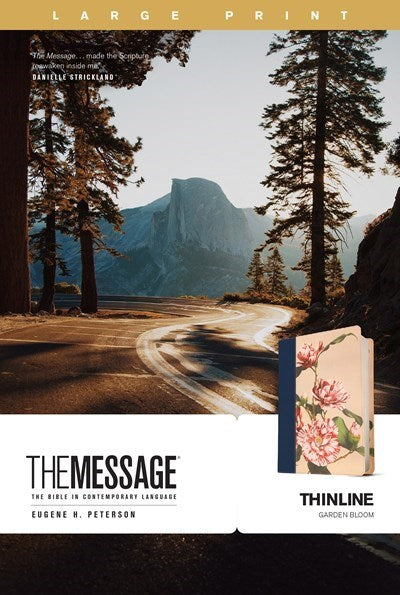 Seed of Abraham Christian Bookstore - (In)Courage - The Message Thinline Bible/Large Print-Garden Bloom LeatherLike