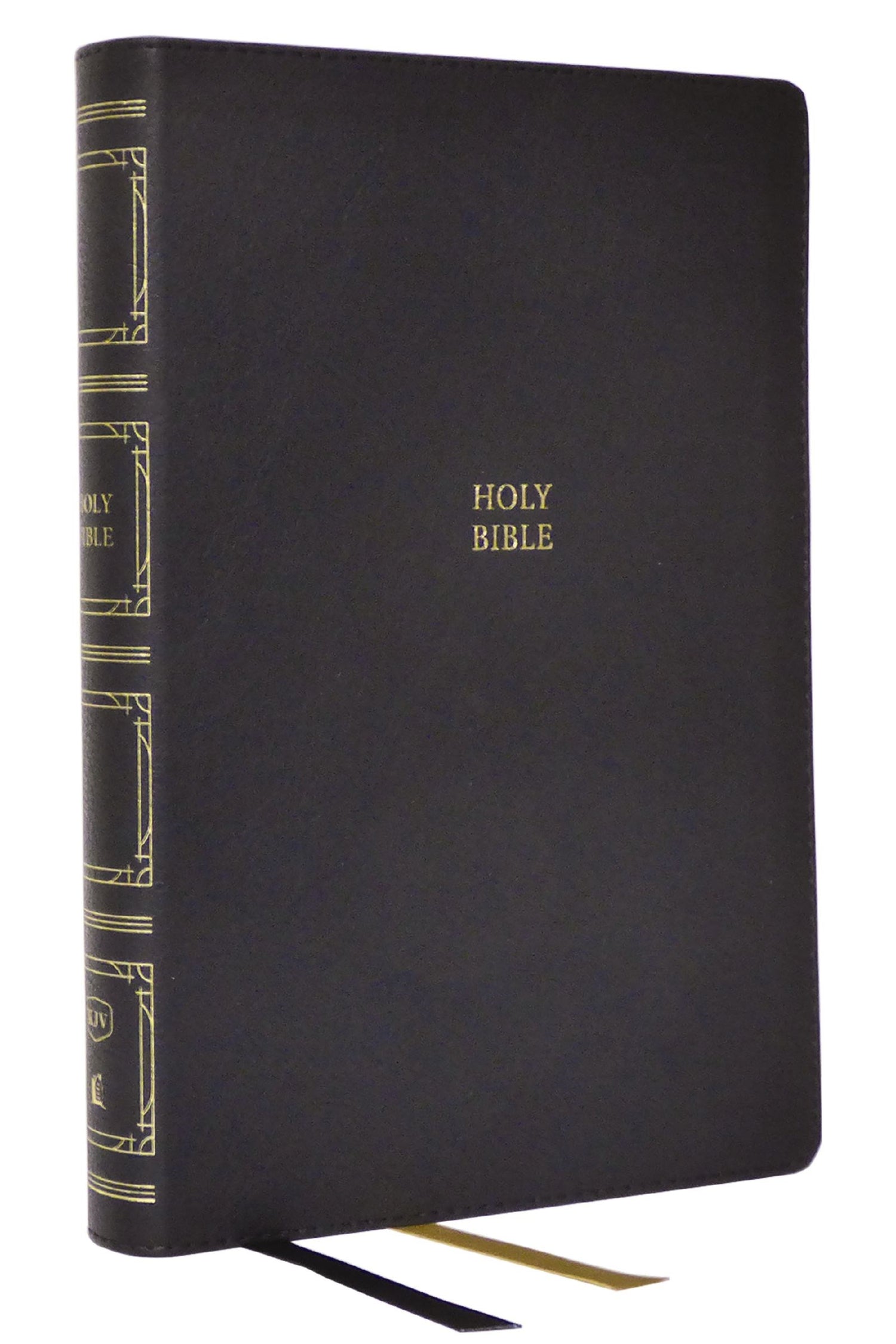 Seed of Abraham Christian Bookstore - (In)Courage - KJV Paragraph-Style Large Print Thinline Bible (Comfort Print)-Black Leathersoft