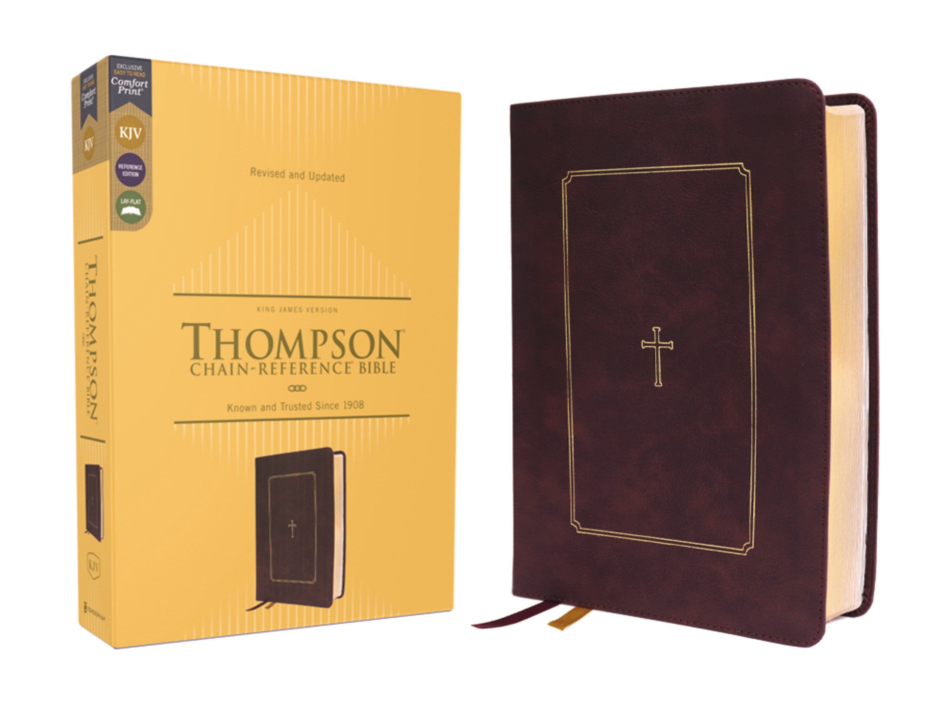 Seed of Abraham Christian Bookstore - (In)Courage - KJV Thompson Chain-Reference Bible (Comfort Print)-Burgundy Leathersoft