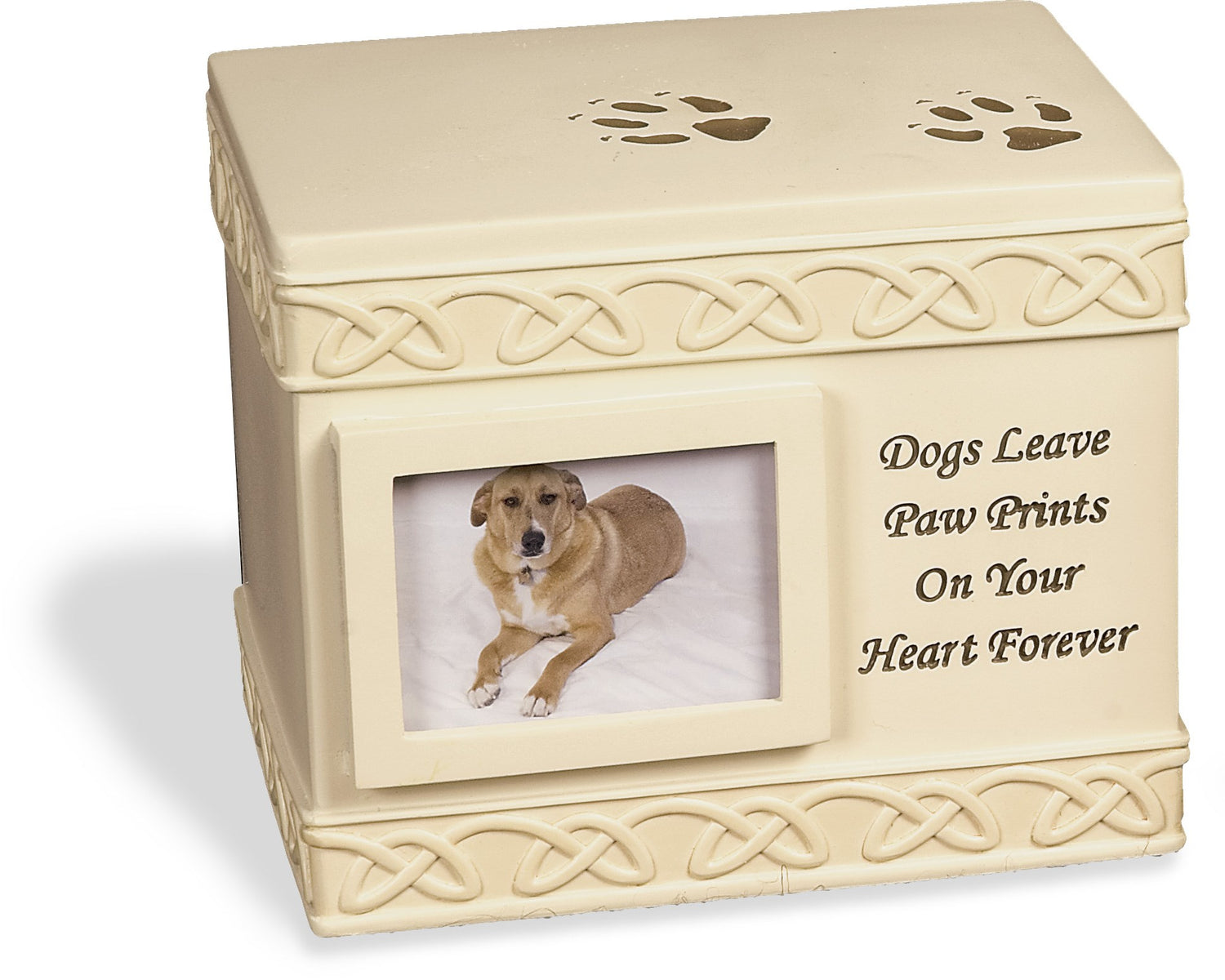 Pet Urn-Dog Paw Prints