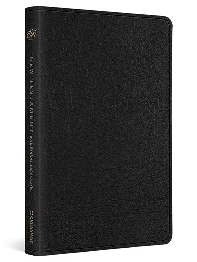 Seed of Abraham Christian Bookstore - (In)Courage - ESV New Testament With Psalms And Proverbs-Black Genuine Leather