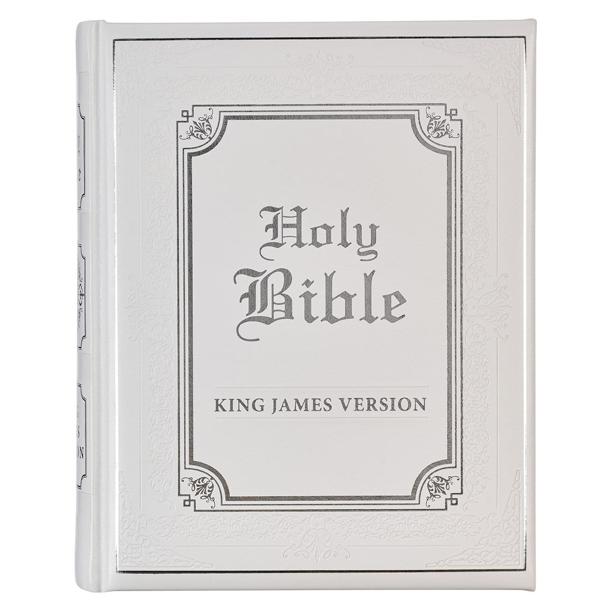 Seed of Abraham Christian Bookstore - (In)Courage - KJV Family Bible-White Faux Leather Hardcover