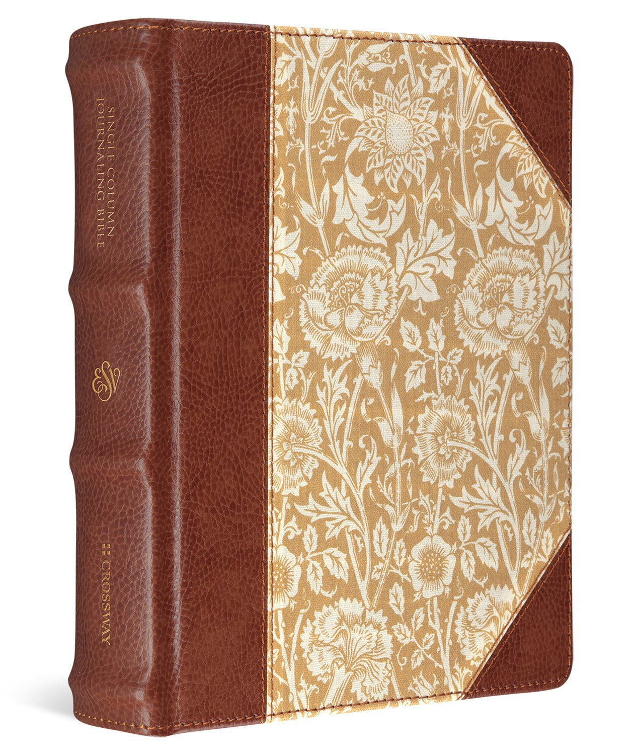 Seed of Abraham Christian Bookstore - (In)Courage - ESV Single Column Journaling Bible/Large Print-Antique Floral Design Cloth-Over-Board