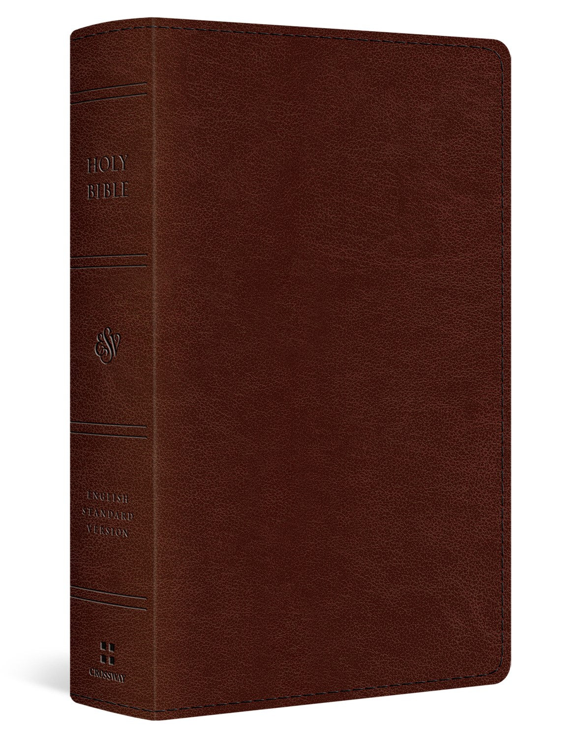 ESV Single Column Heritage Bible-Chestnut TruTone