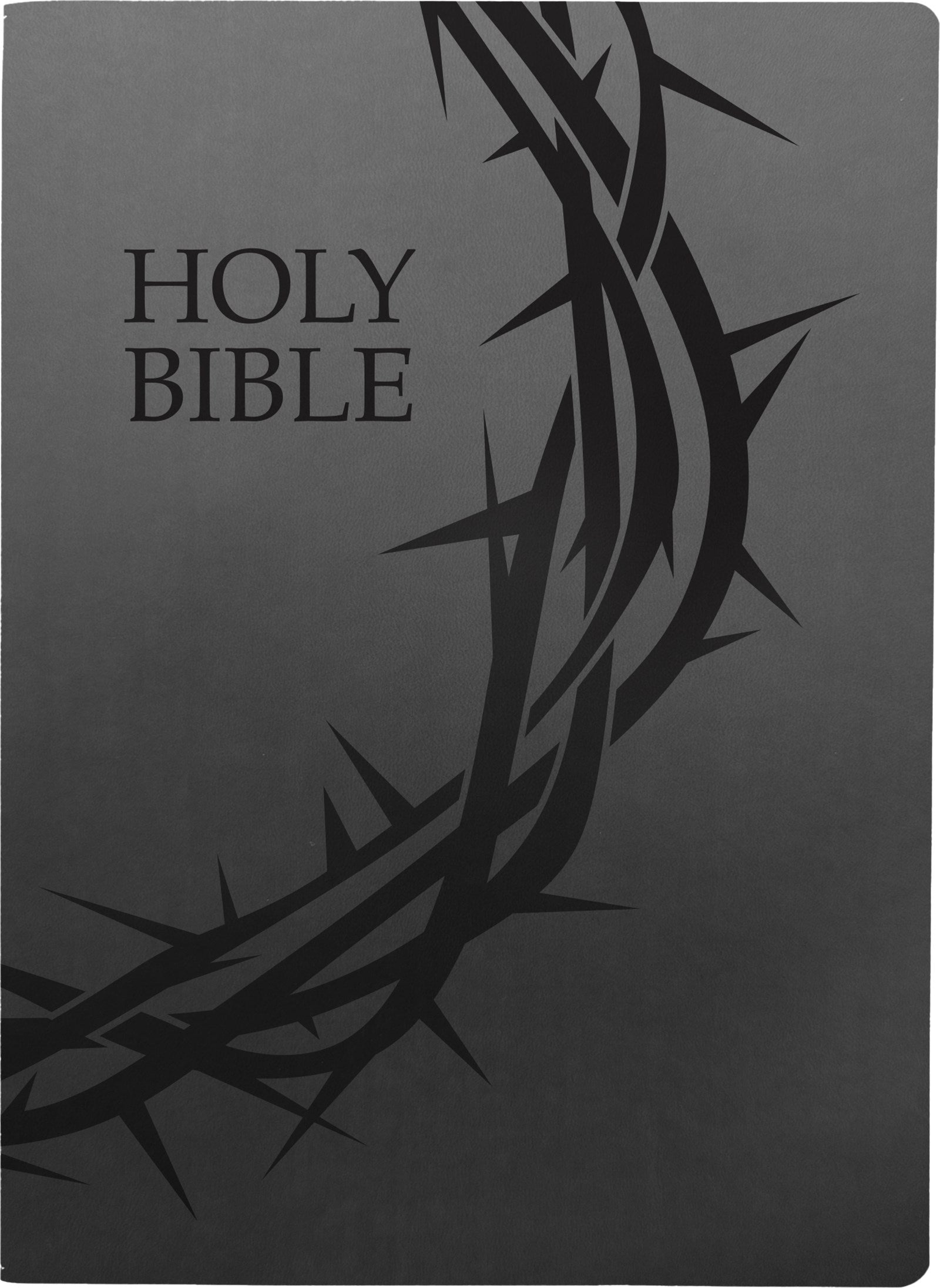 KJV Holy Bible Crown of Thorns Design Large Print-Black Ultrasoft