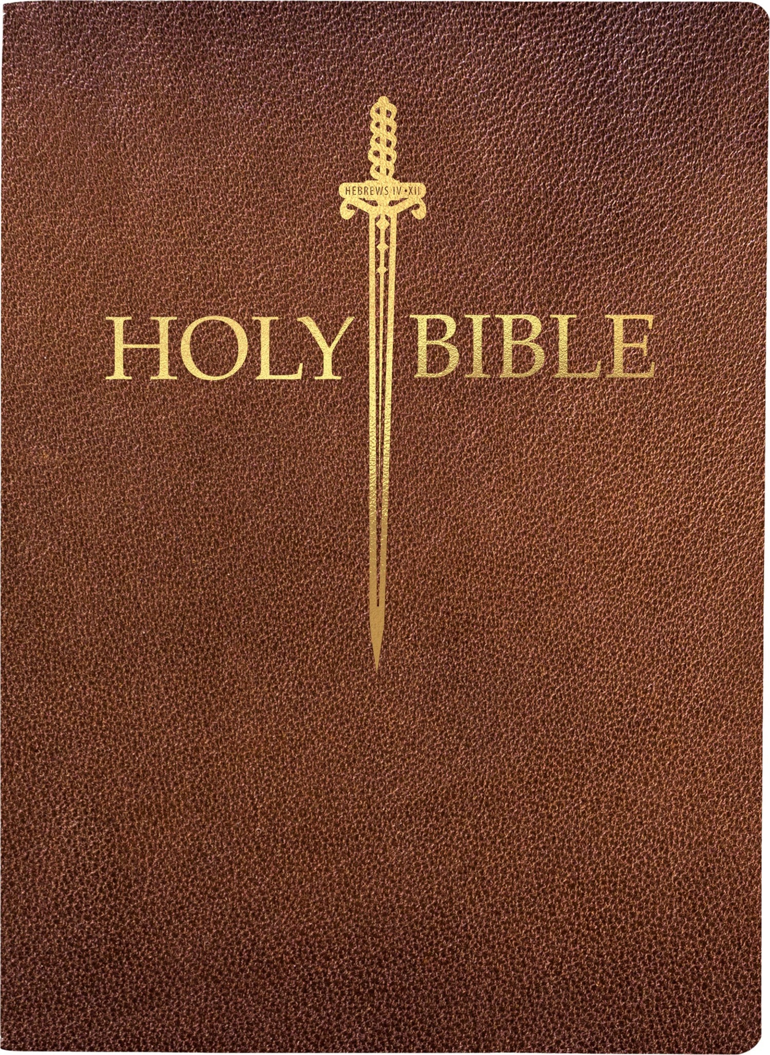 KJV Sword Bible Large Print-Acorn Bonded Leather Indexed